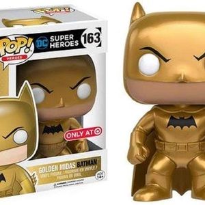 Funko Pop! Heroes DC Super Heroes Golden Midas Batman Target Exclusive #163